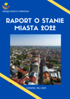 Strona tytułowa Raportu o stanie miasta 2022